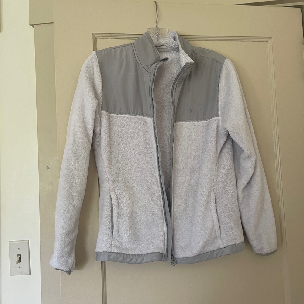Danskin Women's Two-Tone Teddy Jacket